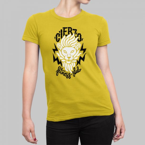 camiseta crossfit amarillo