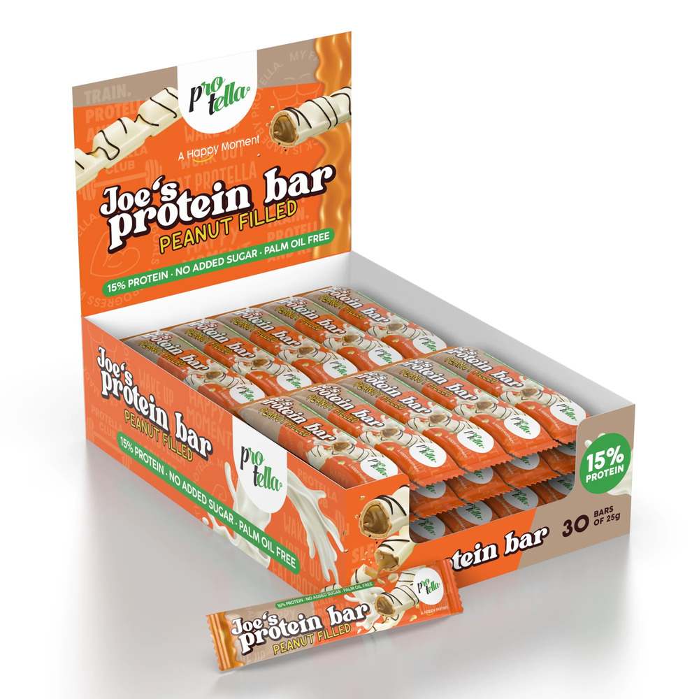 Joe´s Protein Bar White Choco 25g x 30uds 1 Joe´s Protein Bar White Choco 25g x 30uds
