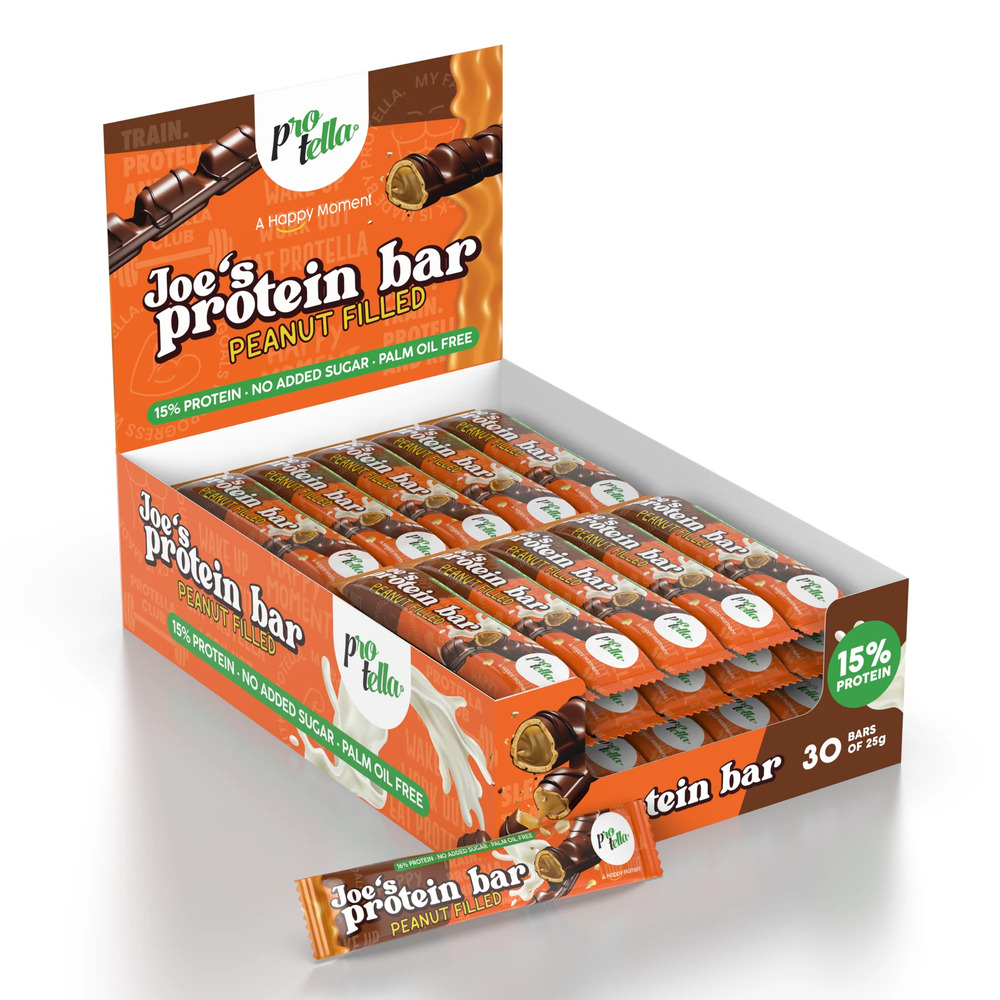 Joe´s Protein Bar Choco 25g x 30uds 1 Joe´s Protein Bar Choco 25g x 30uds